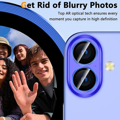 Metall Ring Kamera Linse Schutz Hartglas für iPhone 12 13 14 15 16 - Bild 84 von 143