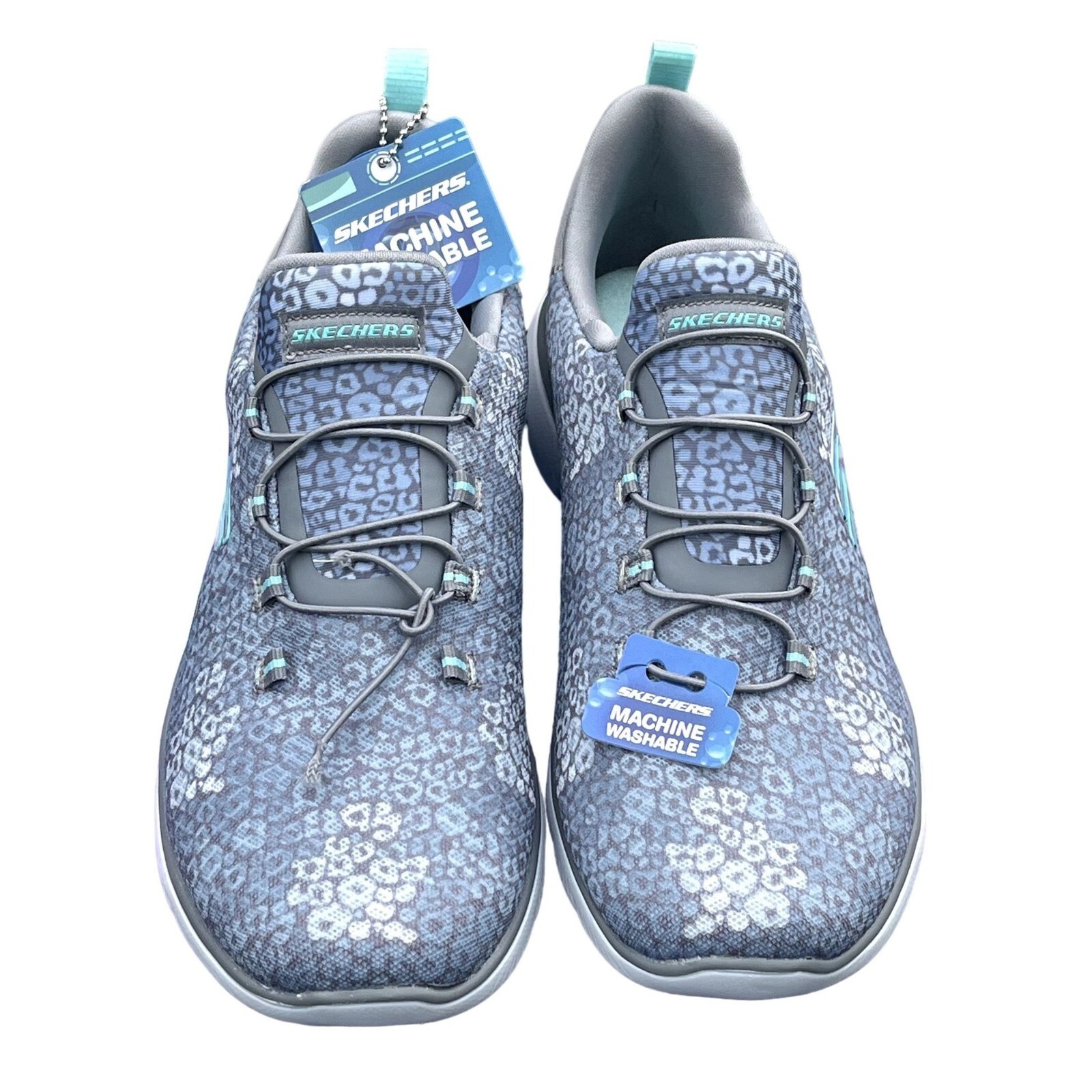 Skechers Summits Vegan Washable Bungee Sneakers - Party Mix Size 9
