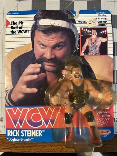 WCW GALOOB RICK STEINER MOC ACTION FIGURE WWF WWE ...