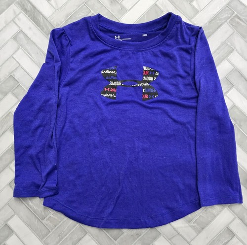 Under Armour Purple Long Sleeved 24M Shirt