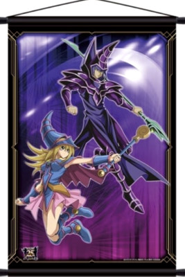 Yu-Gi-Oh! Black Magician & Black Magician Girl A2 Original Tapestry japan anime