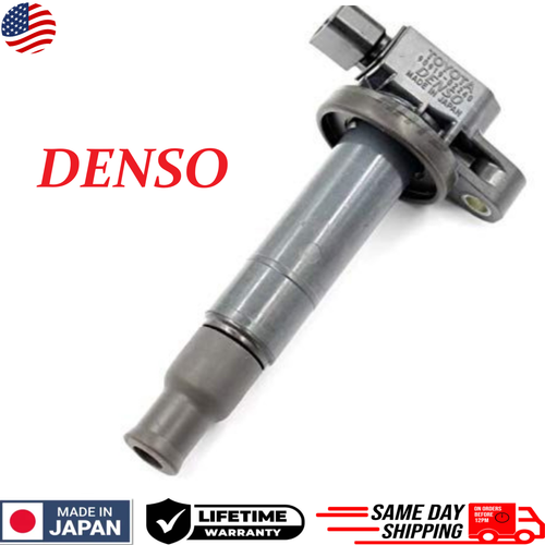 GENUINE DENSO Ignition Coil For 2000-2016 Toyota & Scion xA xB I4, 90919-02240 - Picture 4 of 5