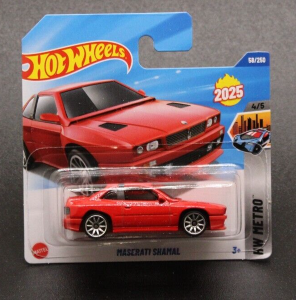 "Hot Wheels \" Maserati Shamal \" Hw Metro - Neu&Ovp - 2025 - #58/250"-image