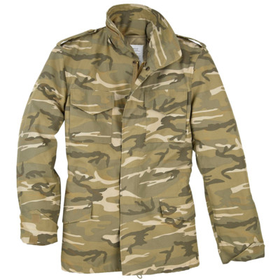 Surplus US Field Jacke M65 Tactische Herren Parka Coat Lässige Desert Light Camo
