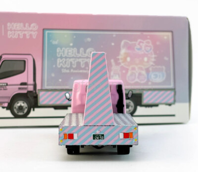Tarmac 1:64 Scale Pink Fuso Canter Kitty Truck Diecast Metal Car