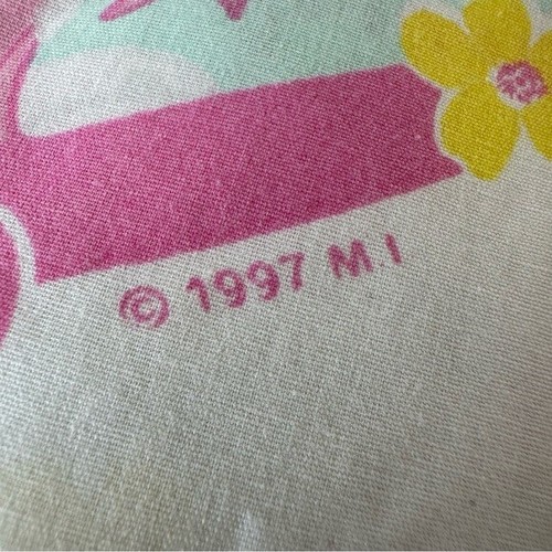 Vintage 1990s Barbie Sweet Dreams twin sheet by Dan River - Picture 13 of 15