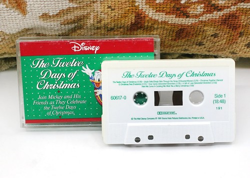 THE TWELVE DAYS OF CHRISTMAS DISNEY CASSETTE TAPE 1991 - Picture 3 of 4