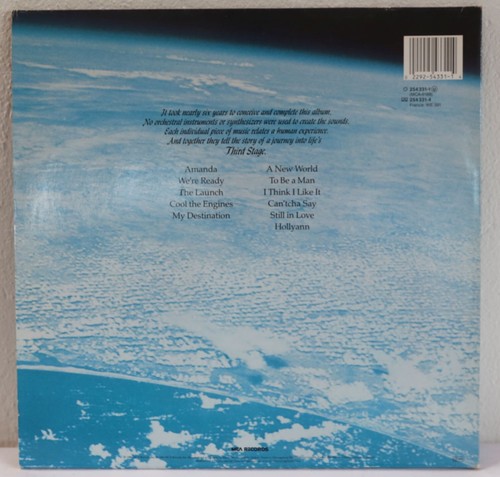Boston - Third Stage - MCA Records - 1986 - LP - Imagen 2 de 2