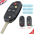 for Volvo S60 S80 XC70 XC90 V70 Remote Flip Car Key Fob Shell Case Replacement