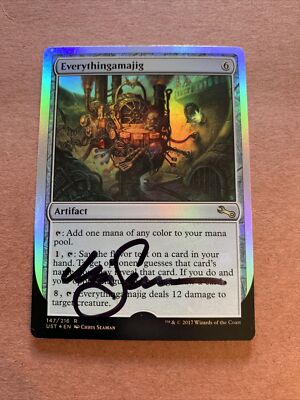 MTG Magic Everythingamajig (D) FOIL Signed Artist Proof x1 Unstable Chris Seaman
