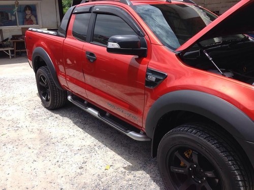 Matte Black Fender Flares Wheel Arch 4door Double Cab For Ford Ranger T6 2012 14 - Bild 4 von 8