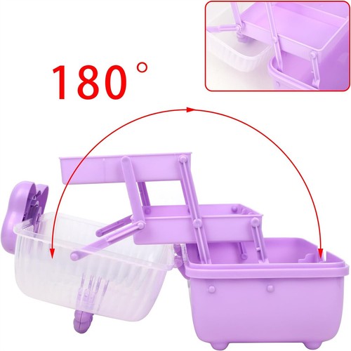 Multi-layer Jewellery Box Bowknot Card Storage Box Cute Hair Accessories Girl - Picture 7 of 21