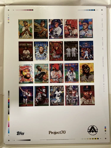 Topps Project 70 Andrew Thiele Gold Stamped Limited Ed. 18X24 Poster