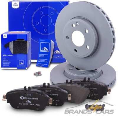 ATE BREMSSCHEIBEN+CERAMIC BELÄGE VORNE FÜR MERCEDES A-/B-KLASSE W246 CLA C117