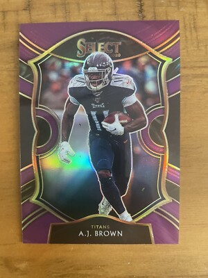 Football Card Collectible 2020 Panini Phoenix Fire Burst #57 A.J.