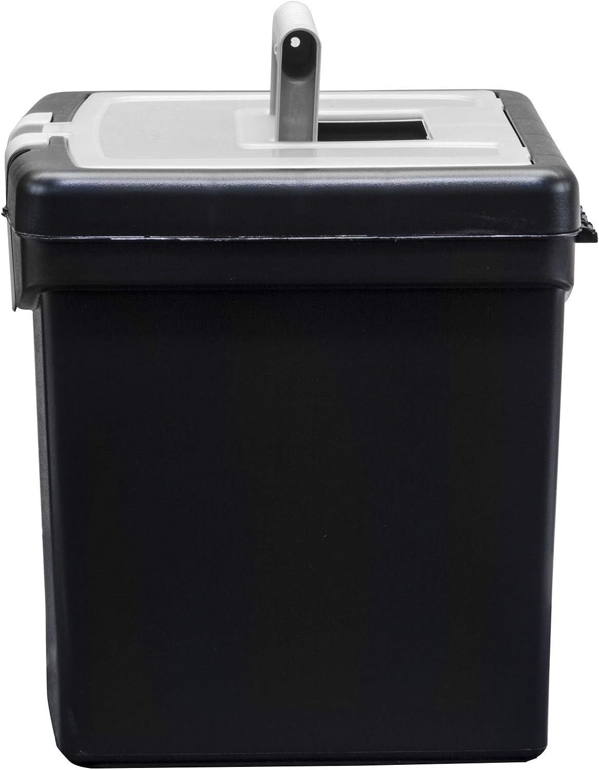 Portable File Box with Organizer Lid Plastic Office File Storage Box