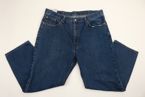Levi Strauss 550 Regular Mens Straight Leg Blue Jeans Size 40 X 30