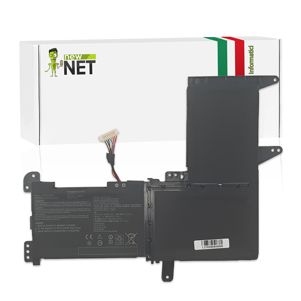Batteria Sostitutiva Asus C31N1637 B31N1637 - Alta Efficienza 11.52V