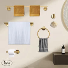 10 Pieces Towel Bar Set Bath Accessories Bathroom Stainless Steel  Hardware Set