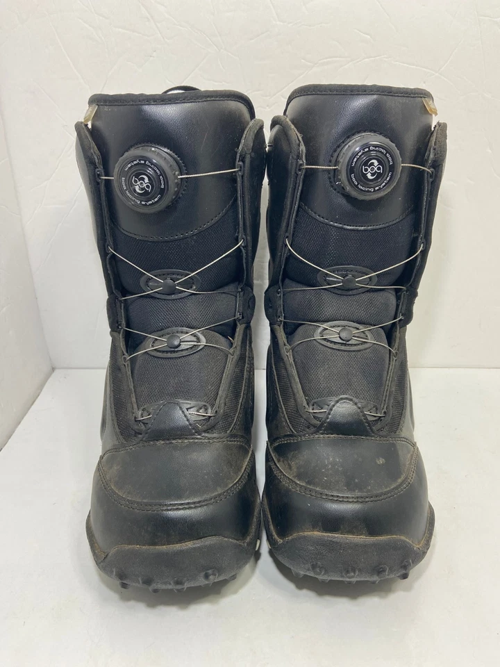 🌊 Atlantis Mondo BOA Talla 5 EE. UU., 24,0, 35 UE, Botas de Snowboard para Nieve NEGRAS USADAS EN EXCELENTE ESTADO -N3 Foto 2 de 4