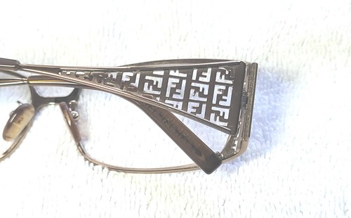 Vintage FENDI SUNGLASS FRAME  FS363 56□15 130 Brown - Picture 6 of 11
