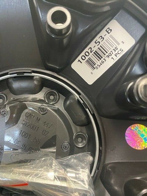 Fuel Offroad 1002-53-B Matte Black Wheel Center Cap With Spacer/Riser ...