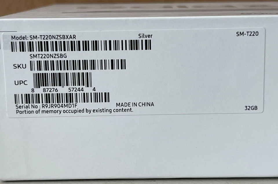 Samsung Galaxy Tab A7 Lite SM-T220 32 GB Wi-Fi 8.7" Gray Tablet with Book Cover. - Image 4 of 4