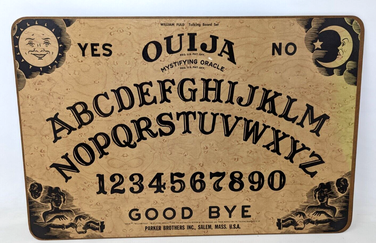 VTG Parker Brothers Mystifying Orcale Ouija William Fuld