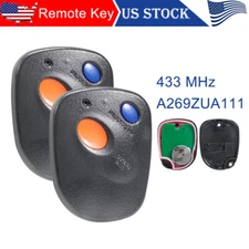 2 Keyless Remote Control Key Fob 433MHz For Subaru Legacy Outback 2002 2003 2004
