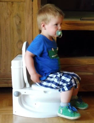 Kinder WC Toilettentrainer mit realistischer SOUND-SPÜLUNG 7051 - Bild 1 von 4