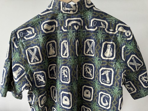 Detrich Varez Collection by REYN SPOONER Aloha Hawaiian Shirt Size S M - Picture 6 of 15