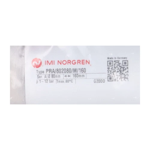 Norgren PRA/802080/M/160 Piston Rod Cylinder New NFP Sealed