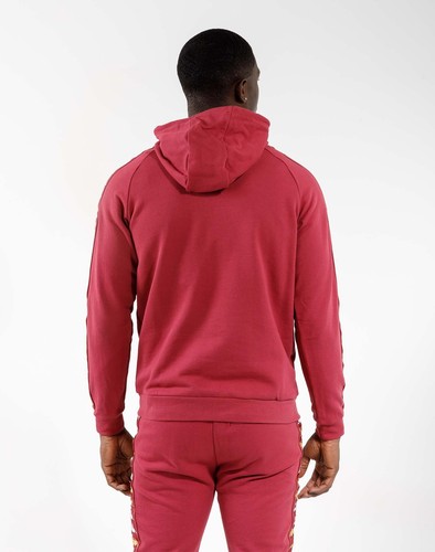 Sudadera con capucha Kappa 222 Banda Hurtadon para hombre roja melodía 381D1MW-VA3 pequeña - Imagen 3 de 3