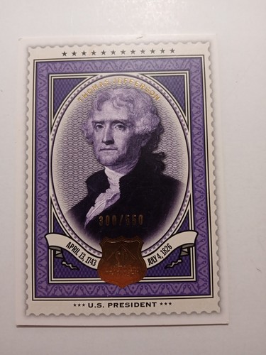 2009 Upper Deck SP Legendary Cut Thomas Jefferson - Bild 1 von 10