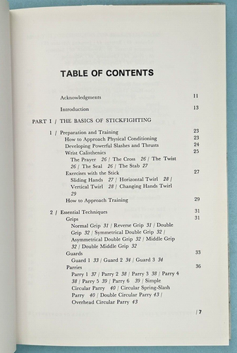 Stickfighting Martial Arts Self Defense Hardcover 1st Edition Illust. DJ 204pg - Foto 3 di 8