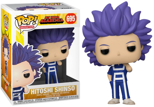 Hitoshi Shinso SE 695 MHA Funko Pop Vinyl New in Mint Box + Protector - Picture 2 of 8
