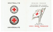 FRANCE CARNET CROIX ROUGE 2004 " TIMBRE ENFANT A L'OIE 1955 "  xx TTB