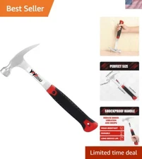 Forged 16oz Claw Hammer - Durable Carbon Steel, Comfort Grip Design