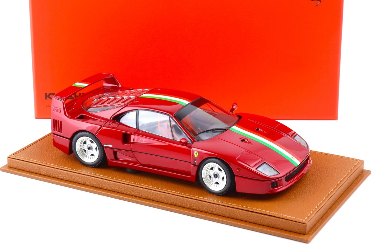 Ferrari F40 1/18スケール 赤 1/18 BBR & Kyosho Ferrari F40 (Metallic Red) Diecast Car