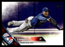 2016 Topps Update  Ezequiel Carrera #US179 Toronto Blue Jays Baseball Card