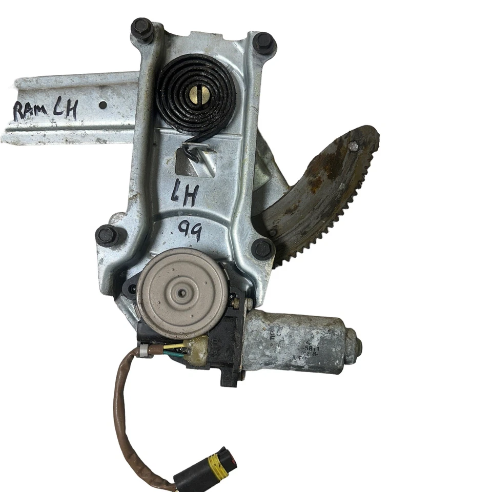 1999 Dodge Ram 1500 2500 Pickup OEM Left Driver Side Window Regulator Motor - Image 3 of 4