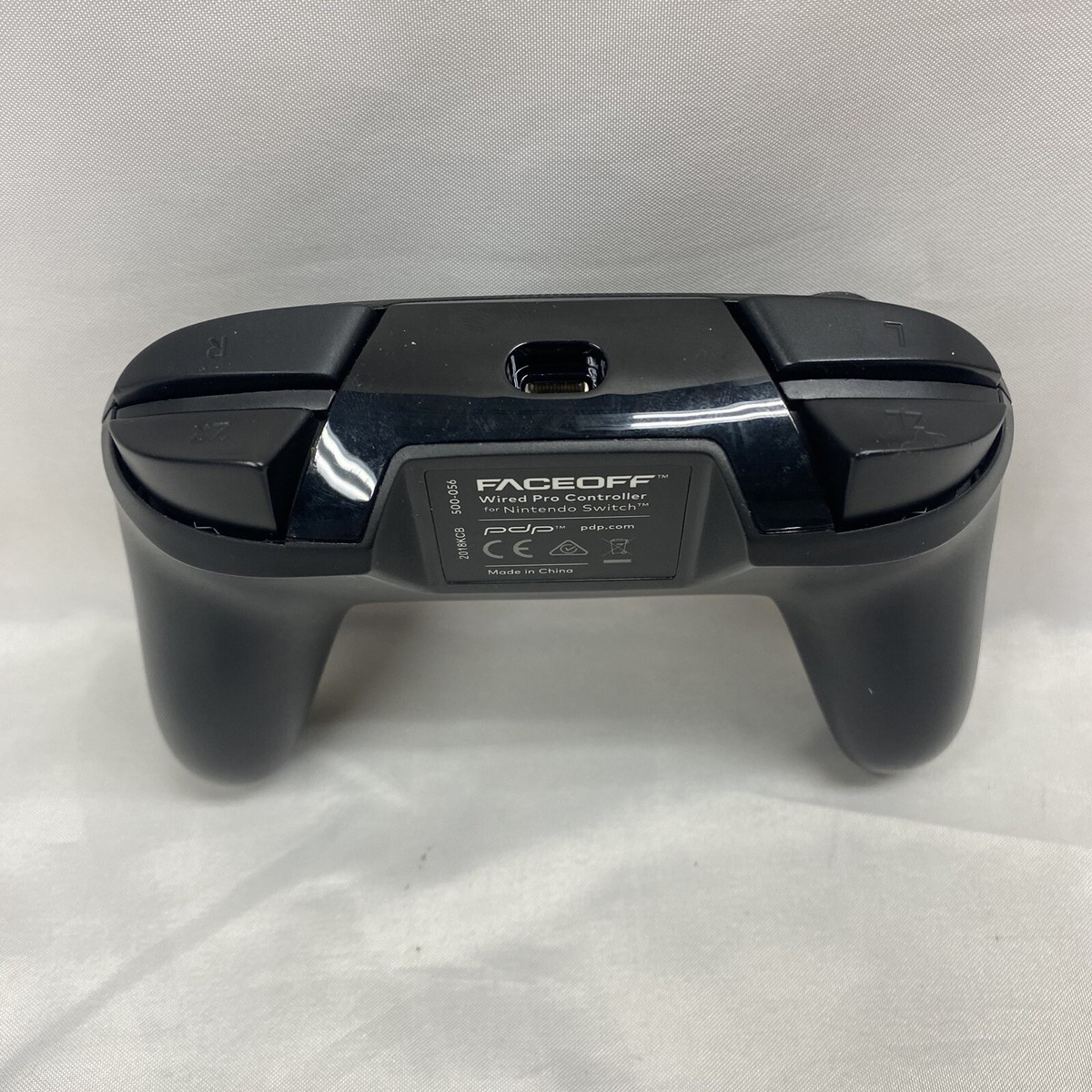 PDP Nintendo Switch Faceoff Wired Pro Controller 500-056 Black
