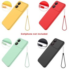 Funda de silicona suave antideslizante con refuerzo duradero fácil de instalar para ZTE Blade A34