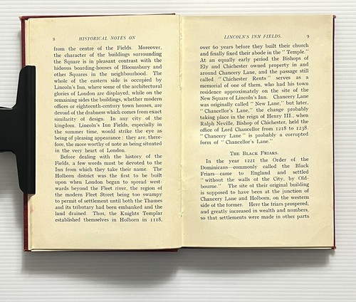 Historical Notes on Lincoln's Inn Fields by Marks London Public Square HC 1922 - Picture 10 of 16