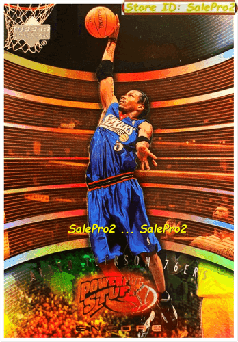 100++ ALLEN IVERSON NBA SINGLES ROOKIE INSERT GAME JERSEY SET LOT YOU PICK LIST - Picture 50 of 66