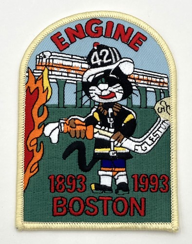 1993 Boston MA Fire Dept Patch - Engine 42