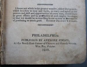 Prayer 1819 Rare 1st American Ed, American Leather Hannah