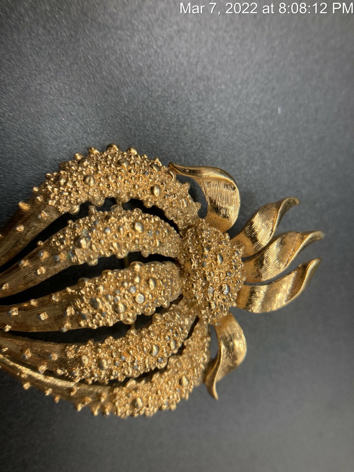 Vintage MONET Signed Solid Chain Bracelet & Gold … - image 8