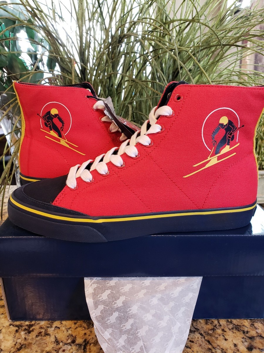Polo Ralph Lauren Shoes Solomon Downhill Ski-Patch‎ Canvas Sneakers Mens 10 New Polo Ralph Lauren Solomon Downhill Ski-Patch Canvas Sneakers  main image 4