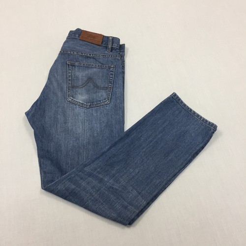 Brooks Brothers Jeans Herren W32 L30 Regular Straight Fit Denim Blau